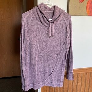 Heather pink sweater